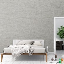  Giấy dán tường phòng ngủ giả vải hiện đại 70153-4