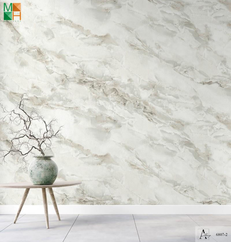 Giấy dán tường Hàn Quốc giả đá 6807-2