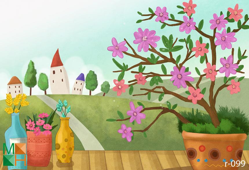  Tranh dán tường 3D Hàn Quốc Art Pix landscape 