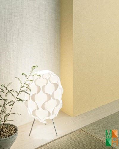 Giấy dán tường Nhật Bản đơn sắc giả vải hiện đại, nhẹ nhàng