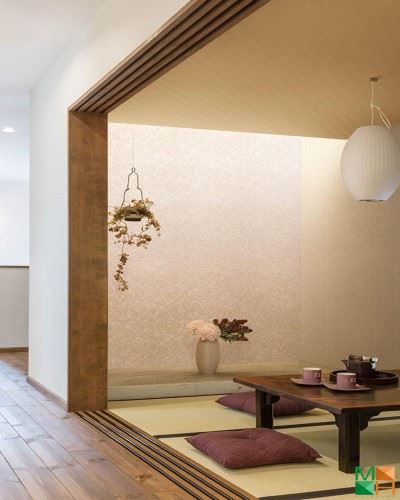 Giấy dán tường Nhật Bản họa tiết li ti đẹp hiện đại 