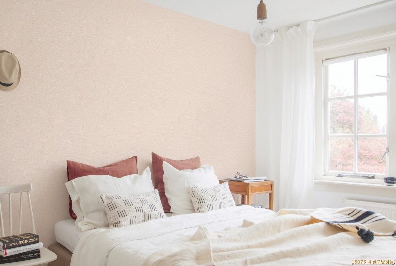 Màu hồng pastel cực kỳ nữ tính và nổi bật cho không gian phòng ngủ của bạn Giấy dán tường hải phòng đẹp