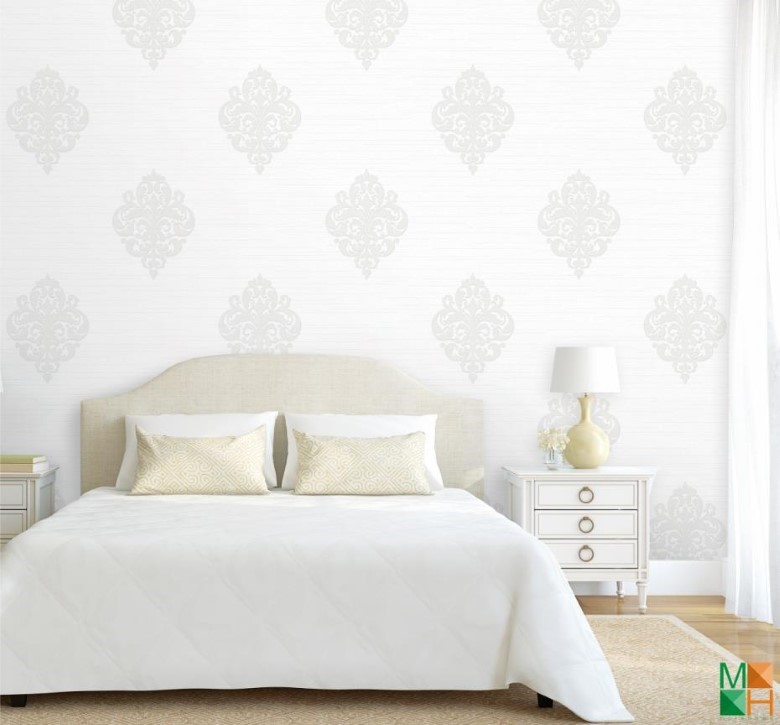 Giấy dán tường phòng ngủ hiện đại